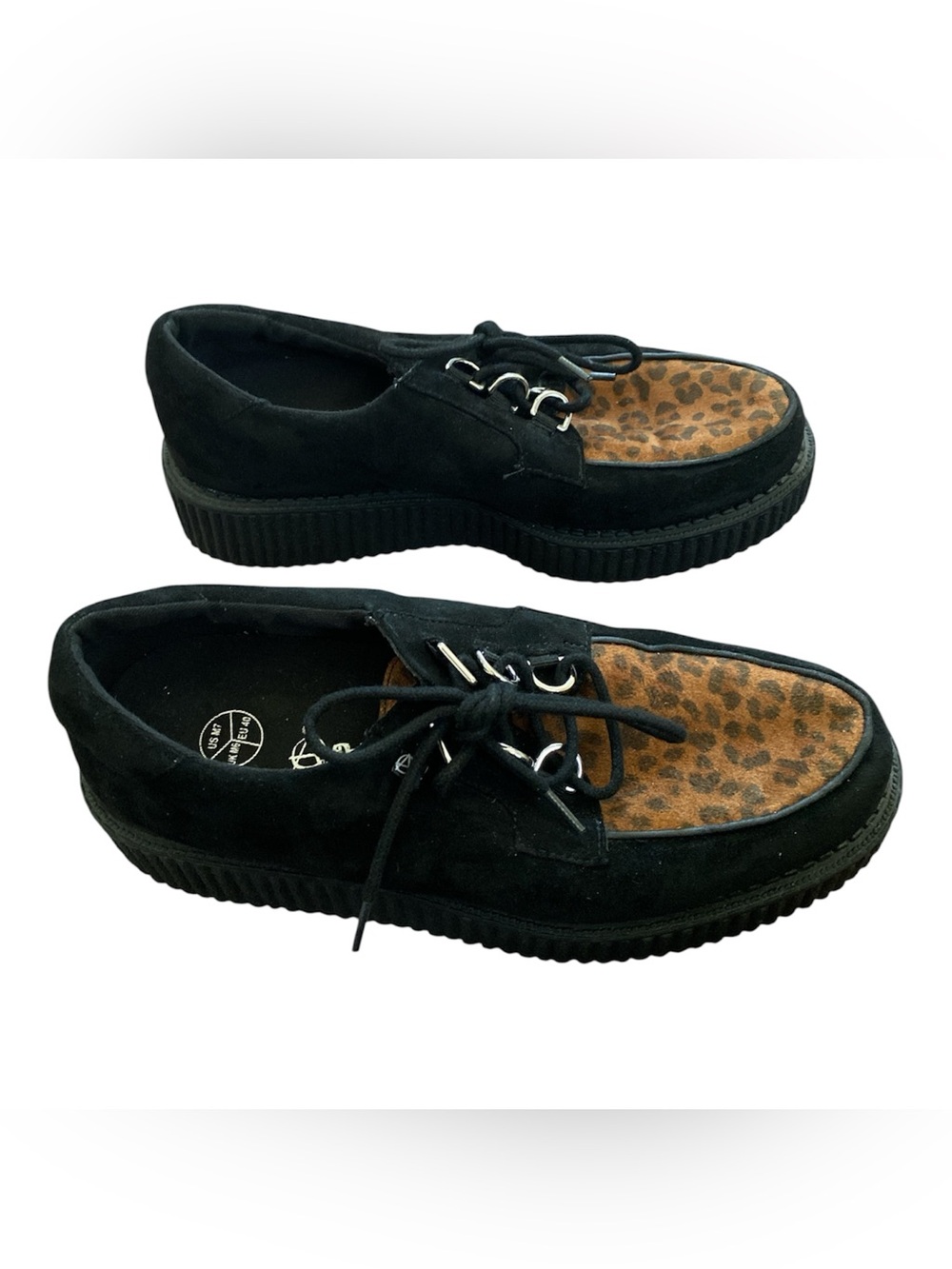 Anarchic By Tuk lace up black shoes women’s size 9